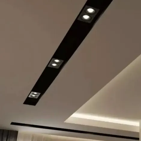 Натяжной потолок трековые светильники Саратов